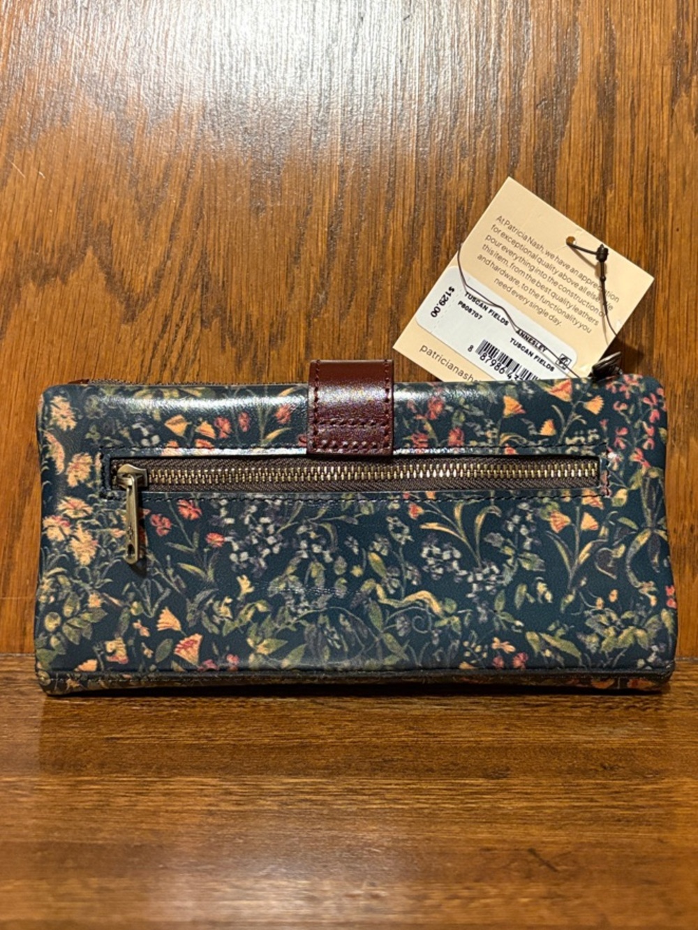 NWT-Patricia Nash-Tuscan Fields💐Annesley Bifold Wristlet Wallet-$129 - Picture 2 of 12
